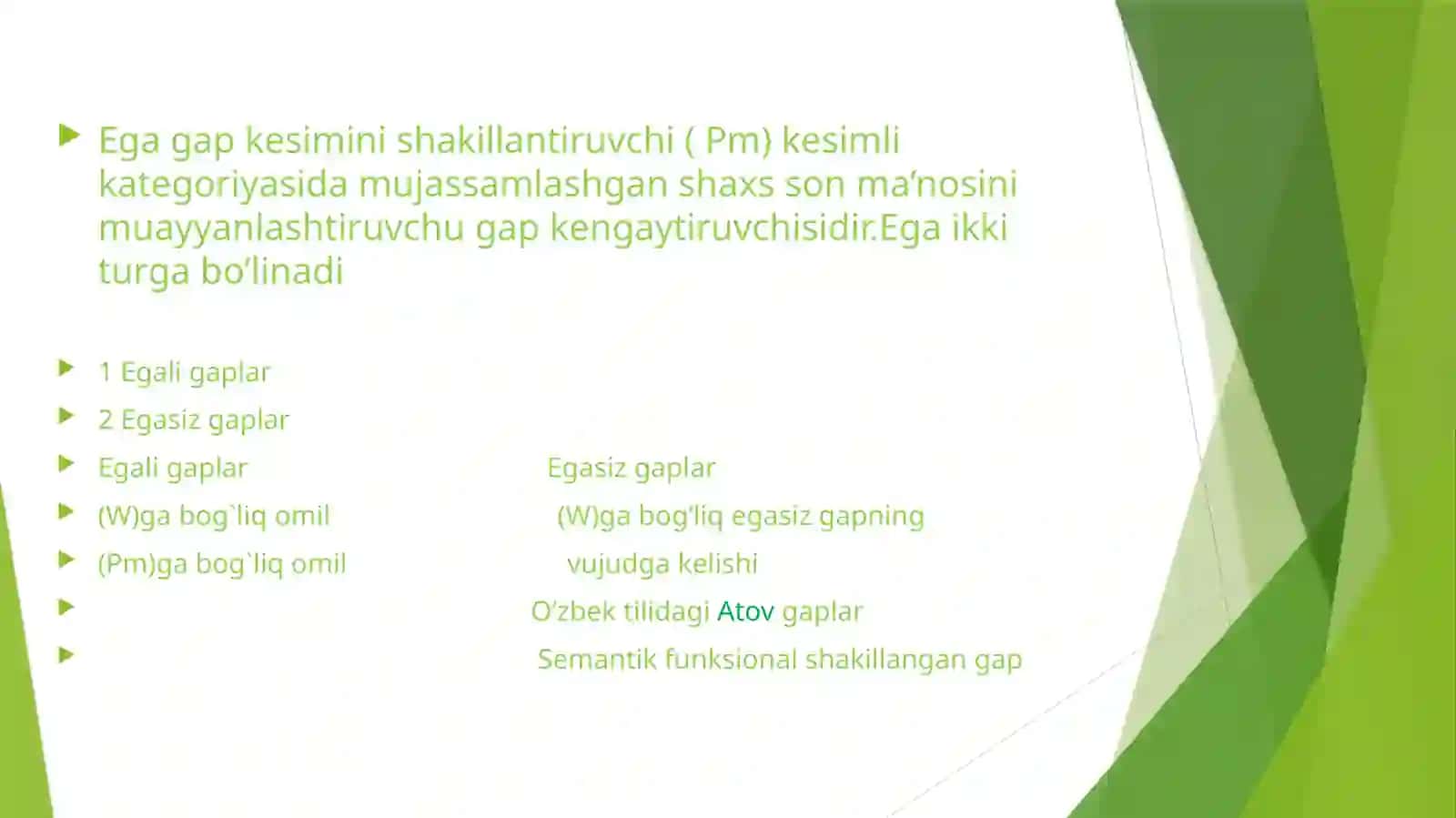 Sintaktik qolipning nutqiy kengayishi 3