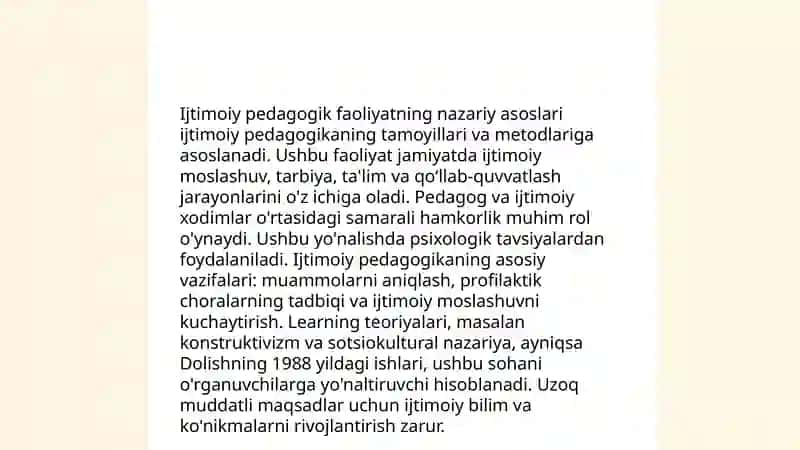 Ijtimoiy pedagogik faoliyat metodlari 3