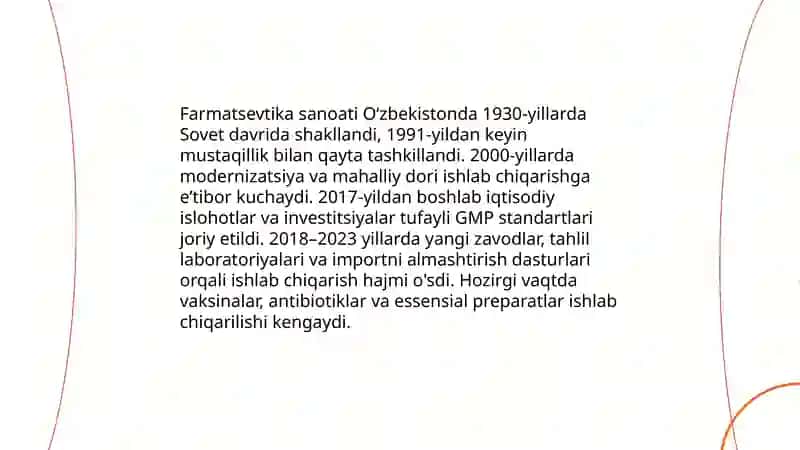 Oʻzbekistonda ishlab chiqarilayotgan dori vositalari 3
