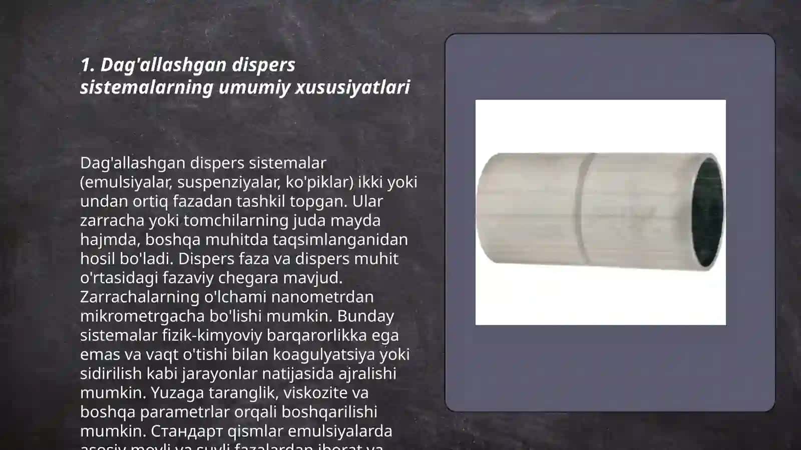 Dag'al dispers sistemalar.Kukunlar,Aerozollar, Kopiklar 3