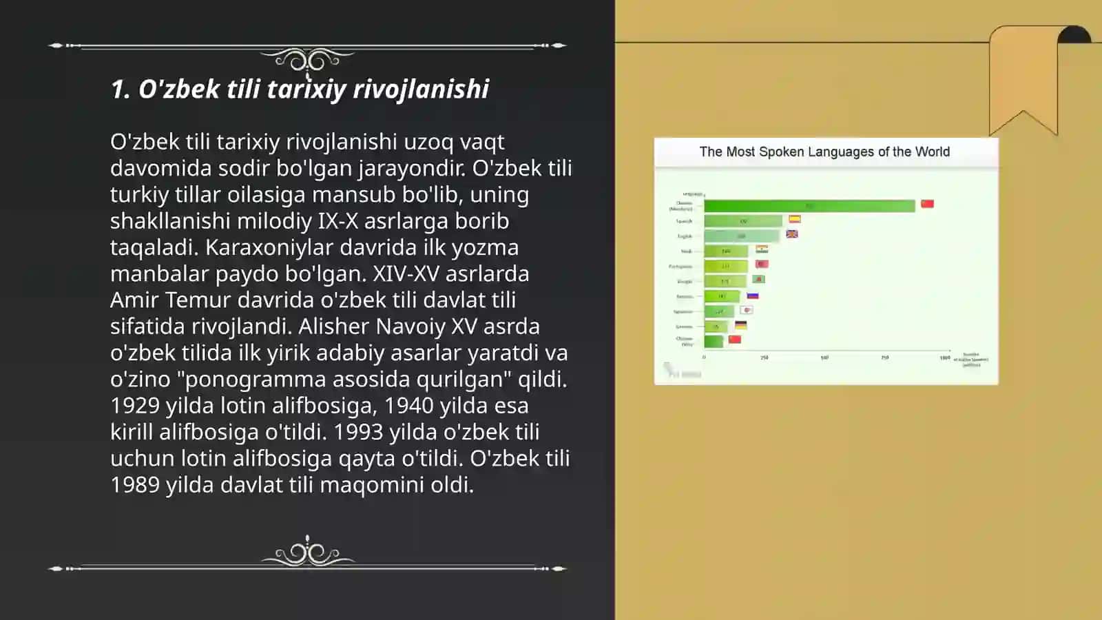 O'zbek tili tarixiy rivojlanishi 3