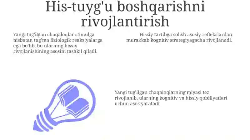 Yangi tug'ilgan chaqaloqlar psixofiziologik xususiyatlari 3