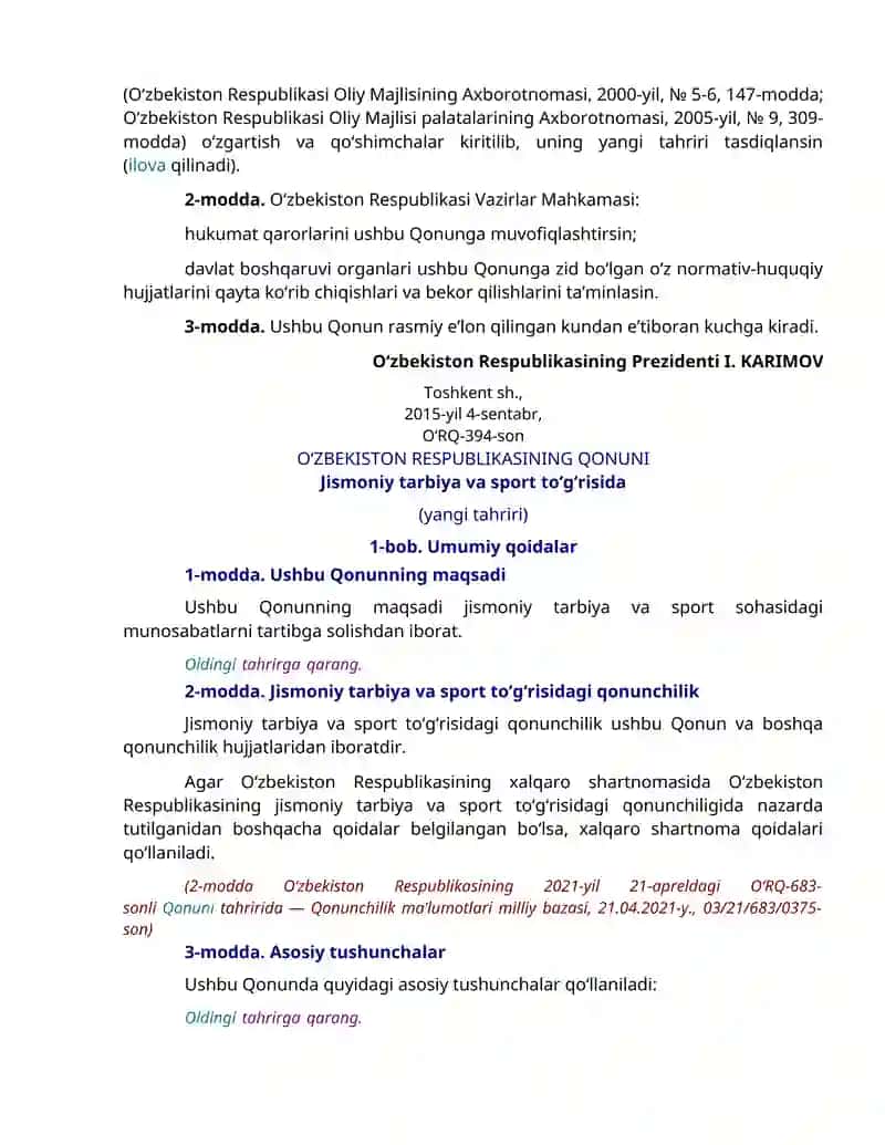 Sporda huquqiy ta'limning mazmuni va ahamiyati 3