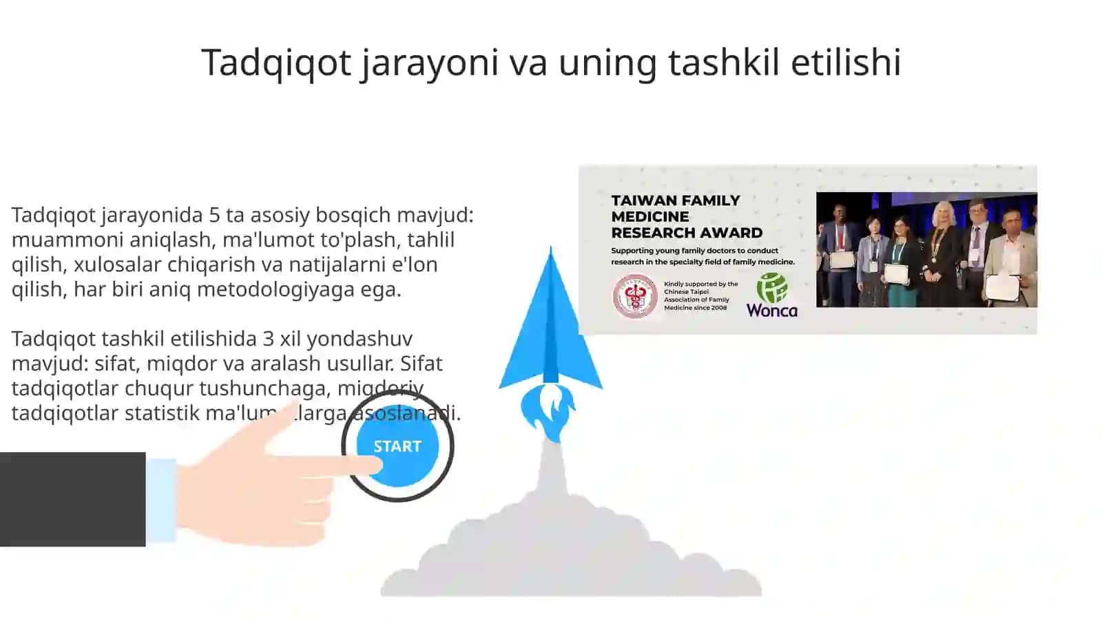 Tadqiqot jarayoni va uning tashkil etilishi 3