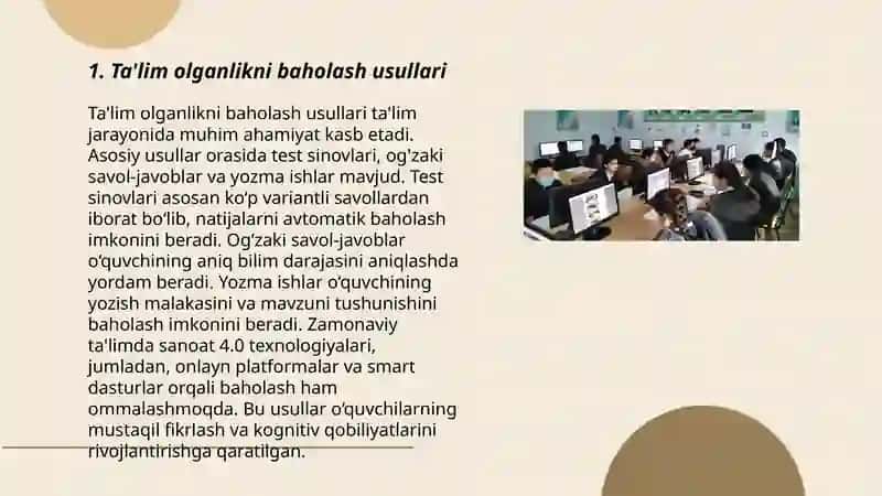 Norimqulova Maqsudaning Umumiy Pedagogika fanidan tayyorlangan taqdimoti 3
