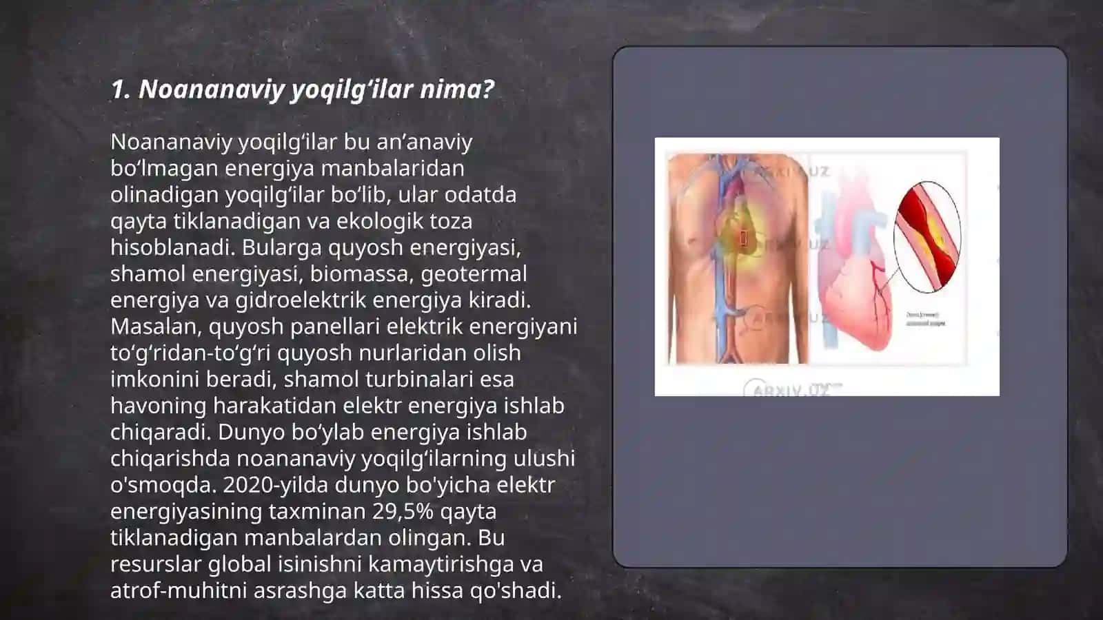Noananaviy yoqilgʻi turlari va ularganing ekologiyaga tasiri 3