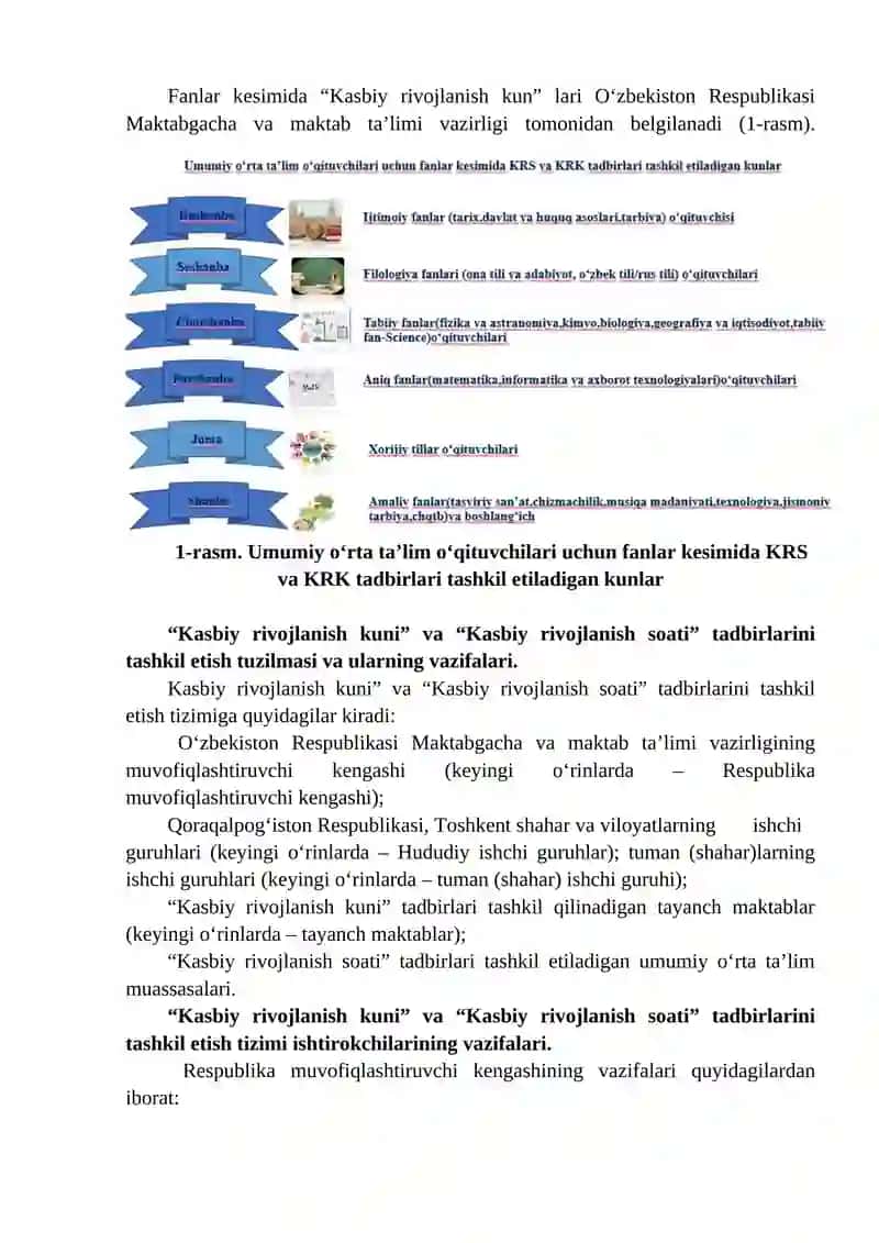 Kasbiy rivojlanish kuni (KRK) va Kasbiy rivojlanish soati (KRS) tadbirlari 3