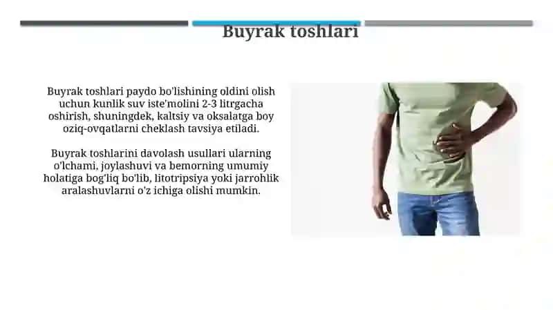 Buyrak kasalliklari, kelib chigishi. davolash prinsiplari 3