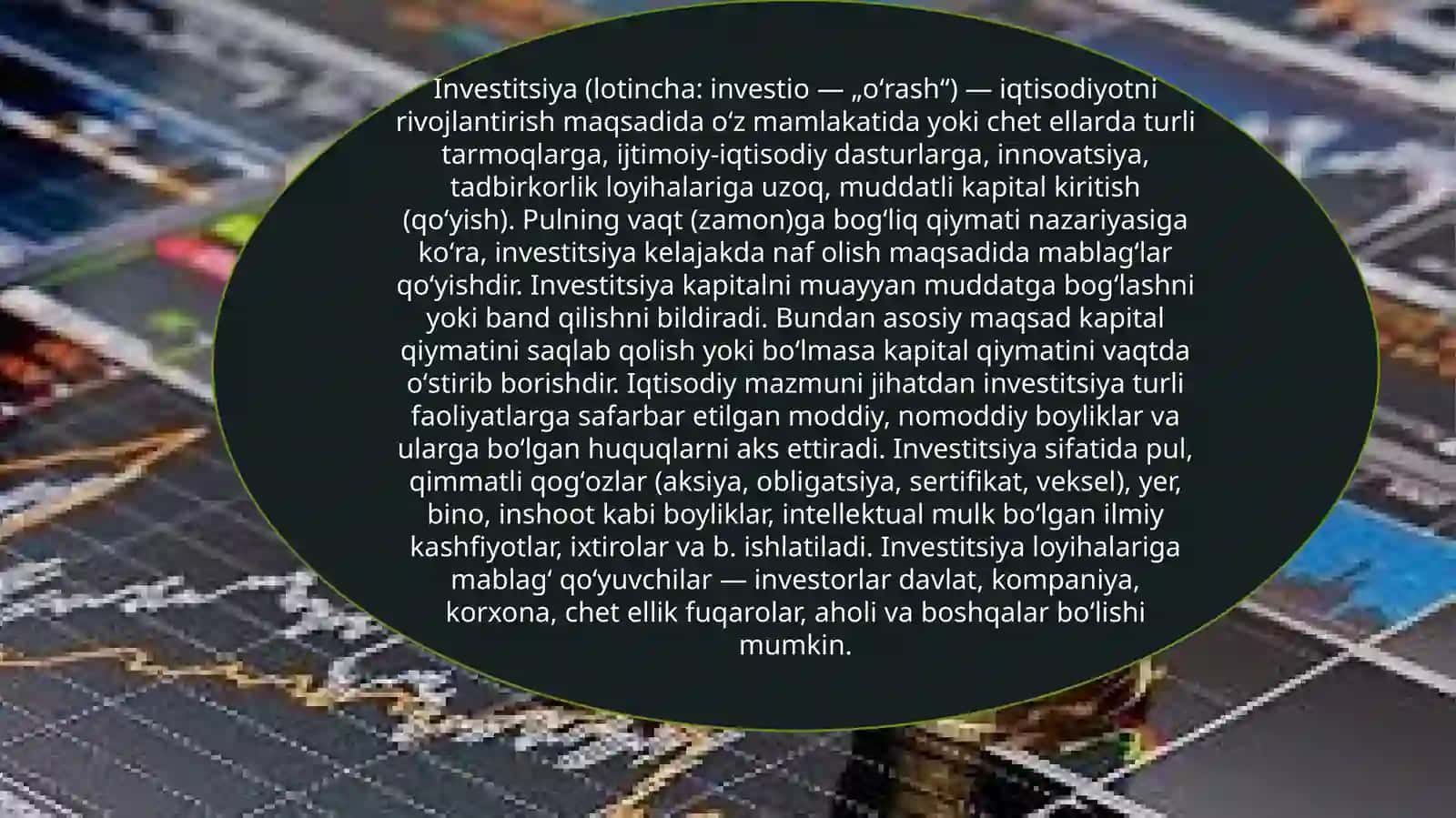 O‘ZBEKISTON RESPUBLIKASI 2022 — 2026-YILLARGA MO‘LJALLANGAN INVESTITSIYA DASTURINI TASDIQLASH HAMDA INVESTITSIYA LOYIHALARINI BOSHQARISHNING YANGI YONDASHUV VA MEXANIZMLARINI JORIY ETISH TO‘G‘RISIDA 4