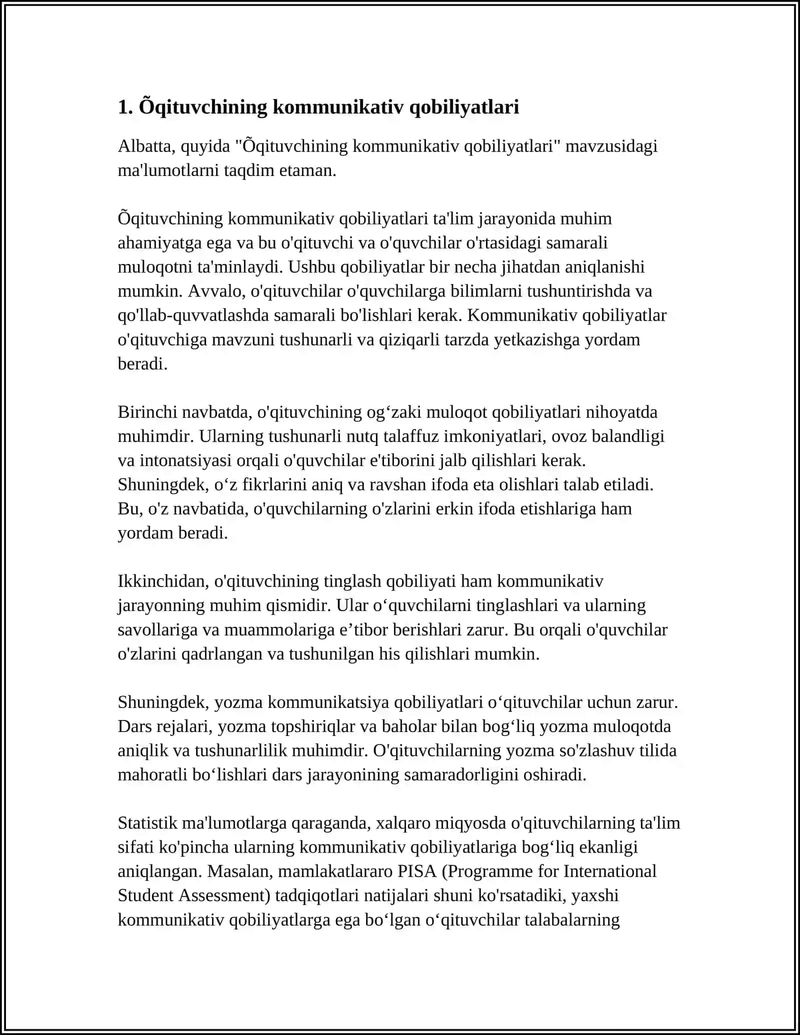 ÕQITUVCHINING KOMMUNIKATIV QOBILYATIDA KREATIV TANQIDIY TA'SIR ÕTKAZISH 4