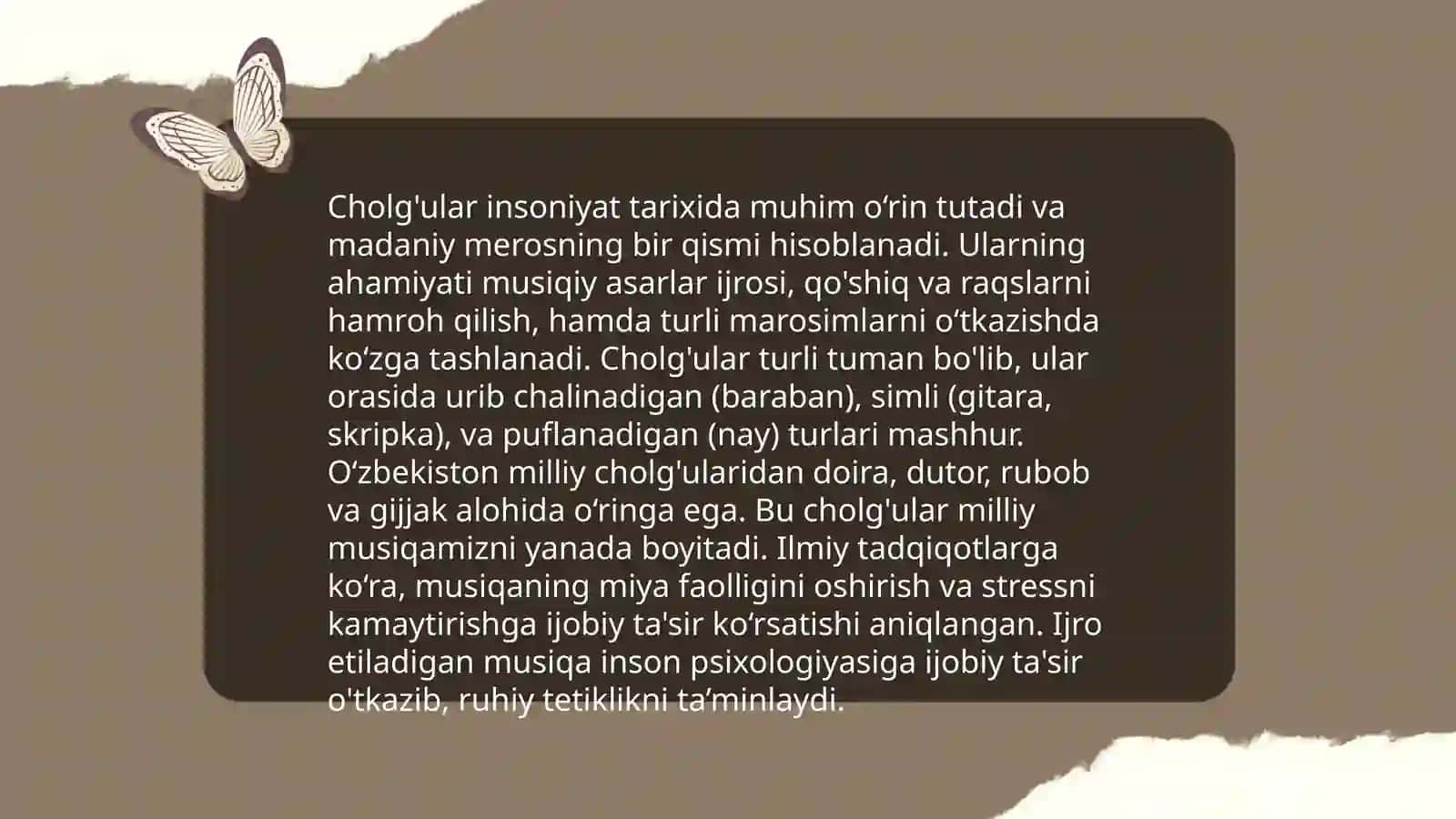 O'zbek xalq cholg'ulari tarixi 4