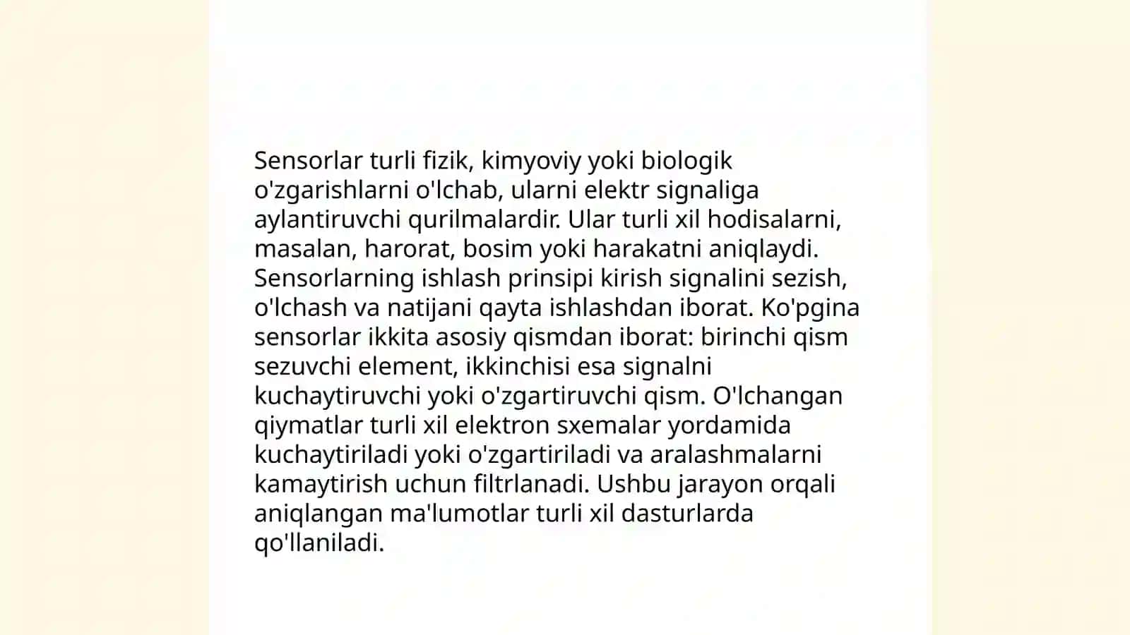Sensor Tizimlari 4