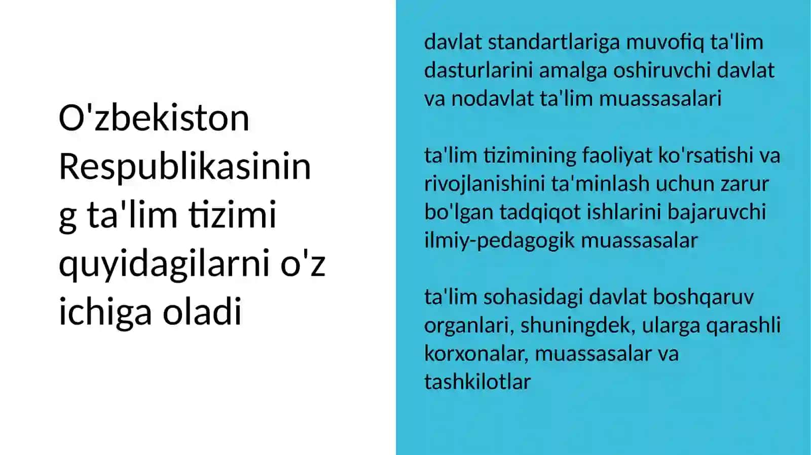 DAVLAT BYUDJETINING TA'LIM TIZIMI XARAJATLARI 4