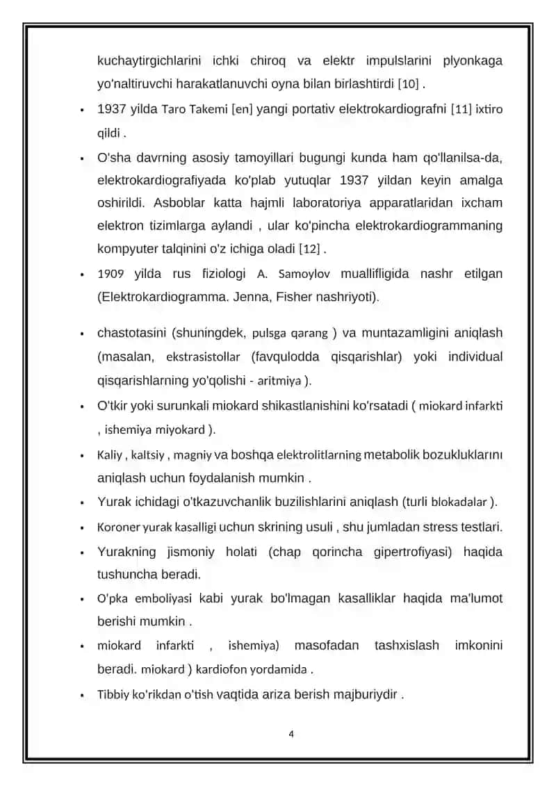 Elektrokardiografiyaning fizik asoslarini o‘rganish 4
