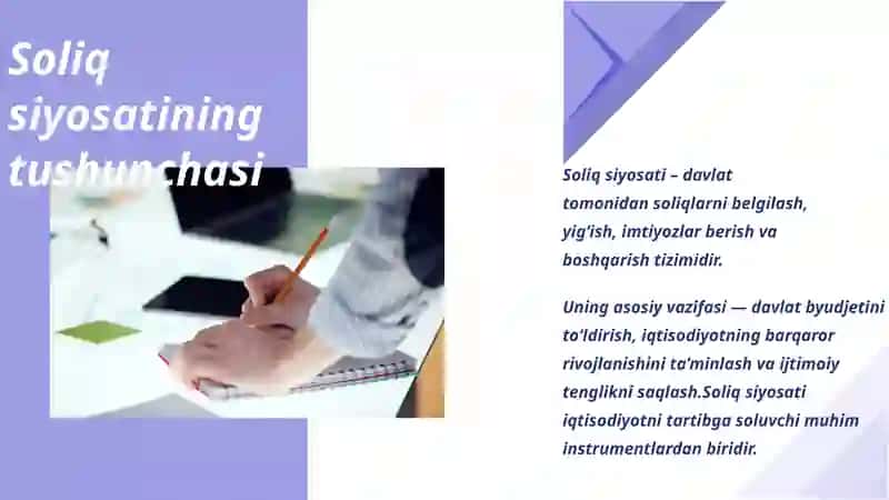 Davlatning soliq byudjet siyosati 4