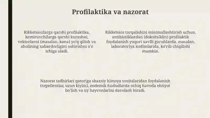 Rikketsiozlar: Etiologiya, Epidemiologiya va Klinik Ko'rinishlari 4