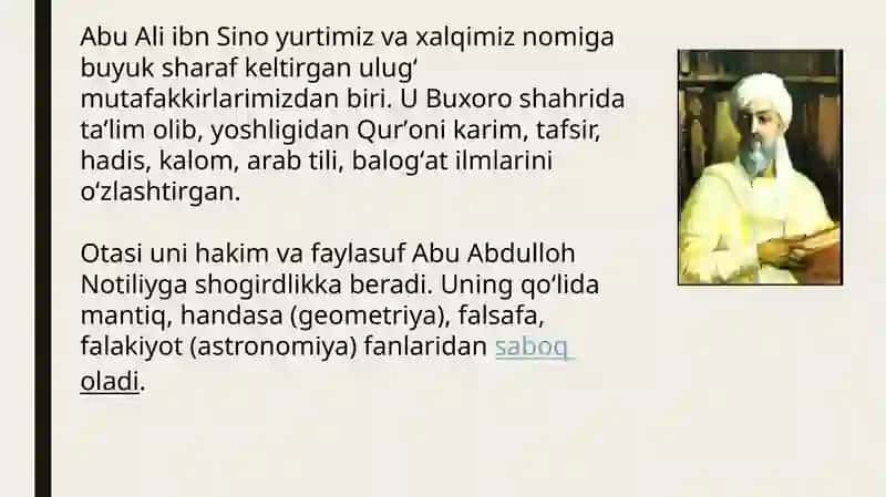 Markaziy Osiyo allomalarning islom ilmlariga qo’shgan hissasi va ularning ahamiyati 4