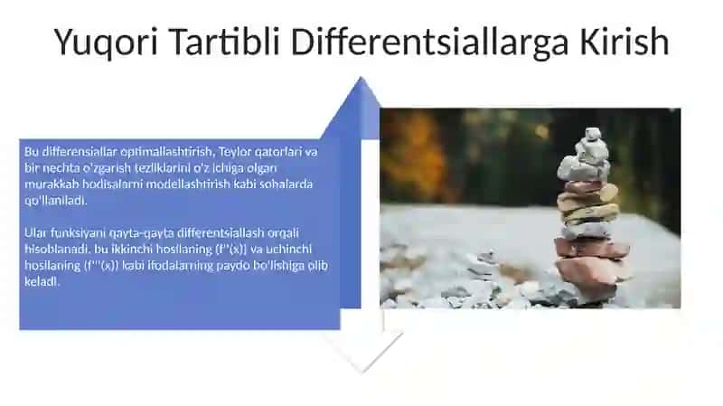 Yuqori Tartibli Differensiallar 4