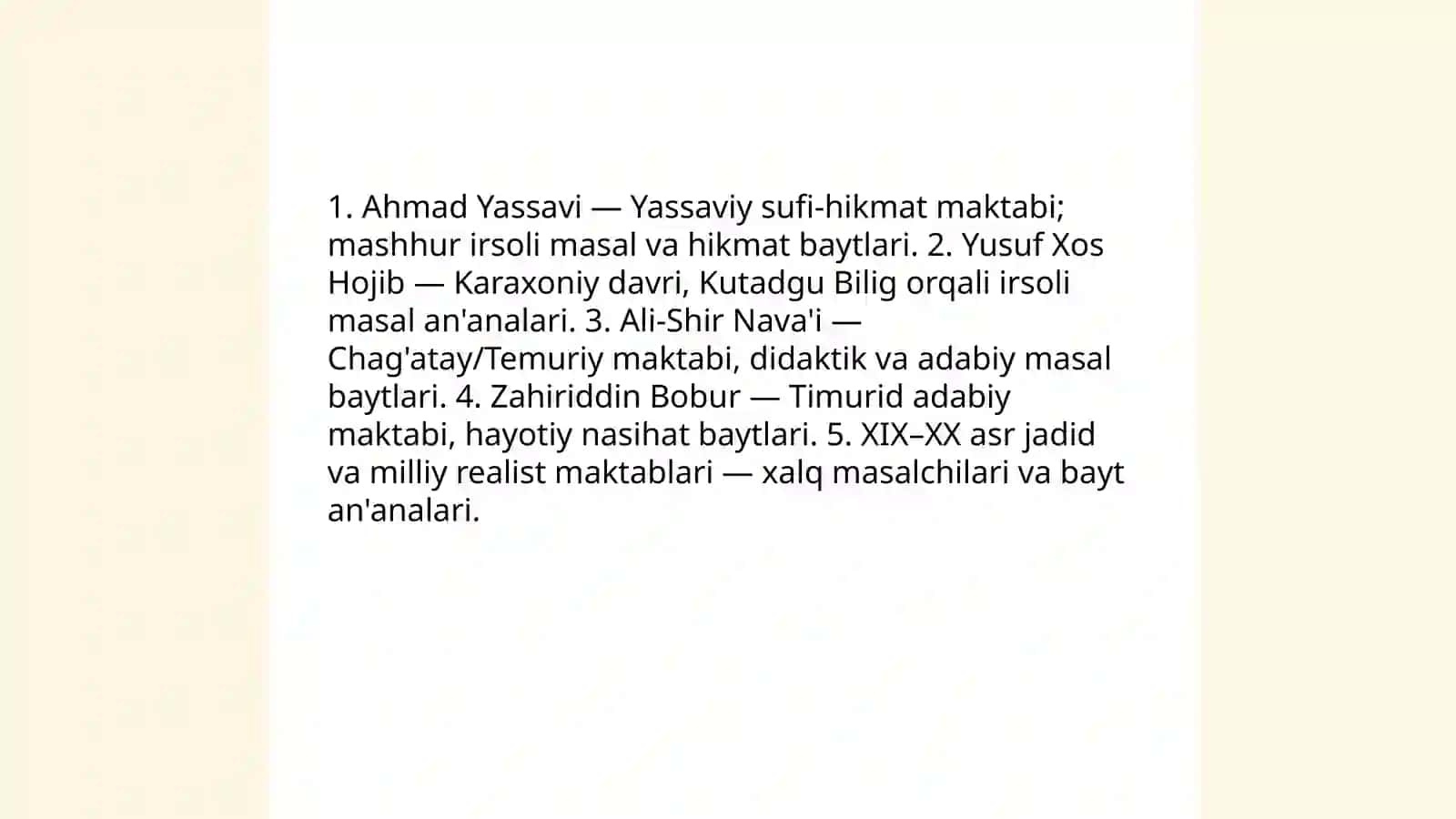 Irsoli masal san'ati baytlari 4