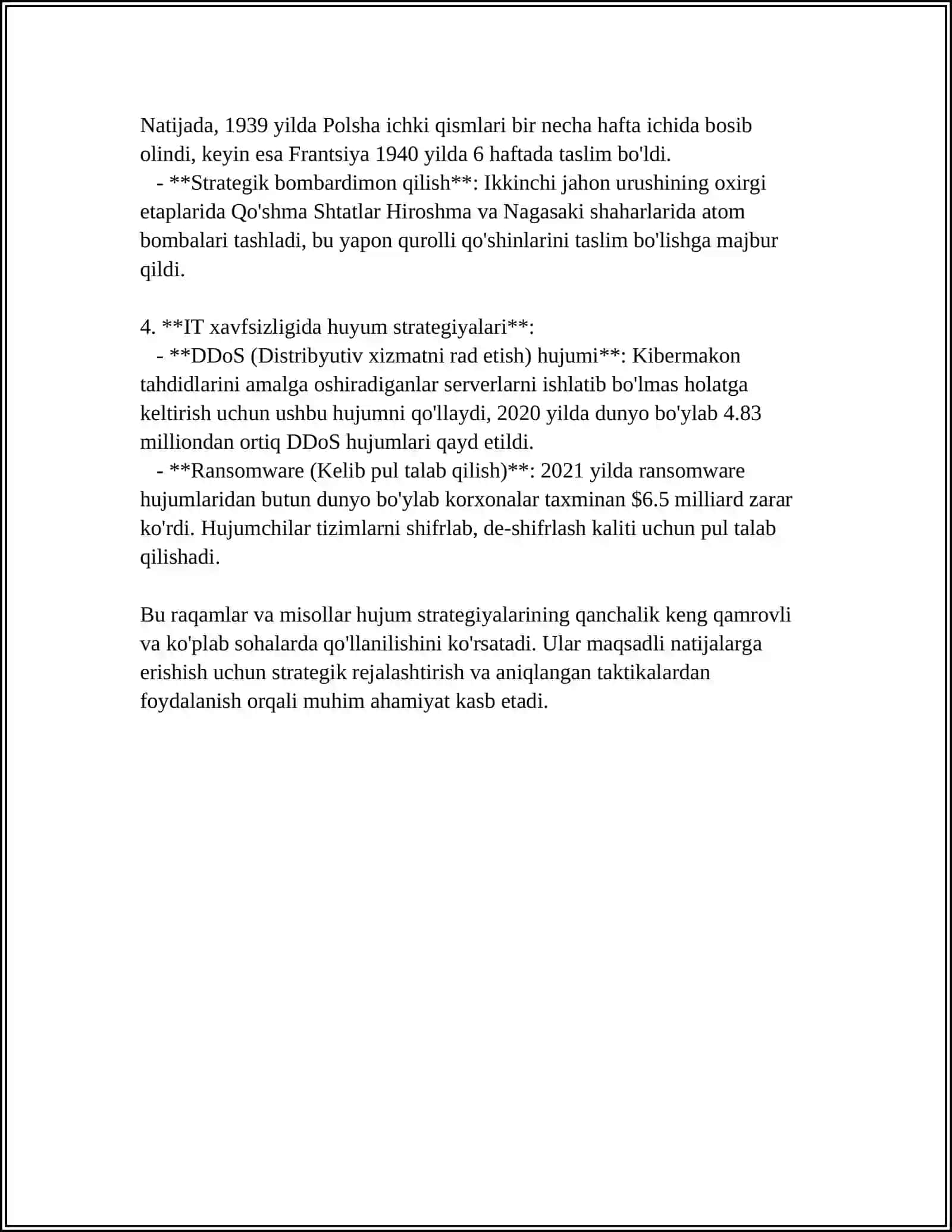 ROSSIYA VA UKRAINA OʻRTASIDAGI JANGLARDA QPLLANILYOTGA TAKTIK HARAKATLAR 4