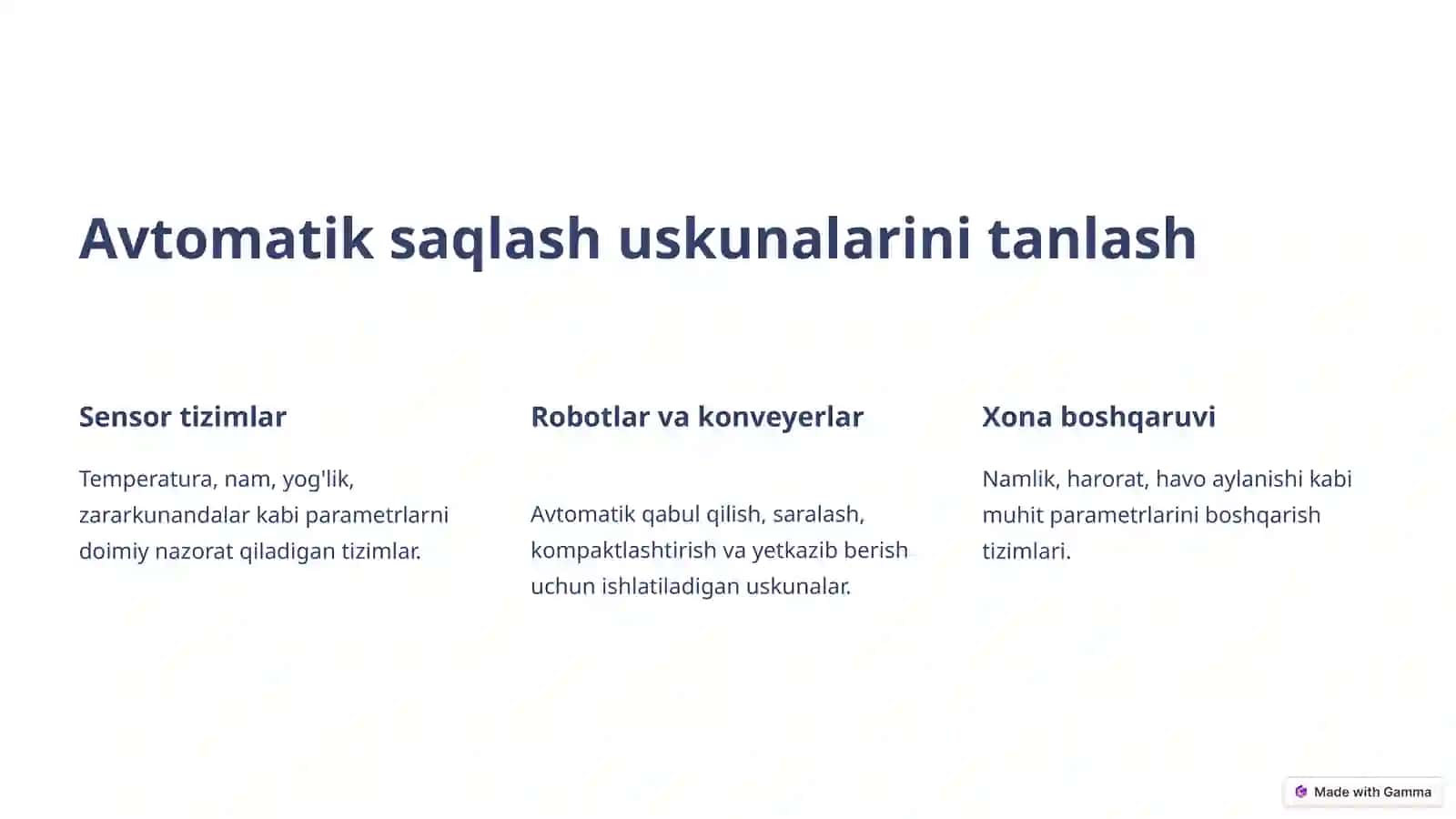 Buntlangan paxtani saqlash jarayonini avtomatlashtirish 4