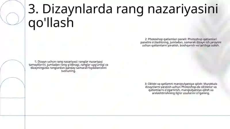 Adobe Photoshop Dasturning Grafik Ob’Ektlarda Ranglar Va Qatlamlar Bilan Ishlash 4