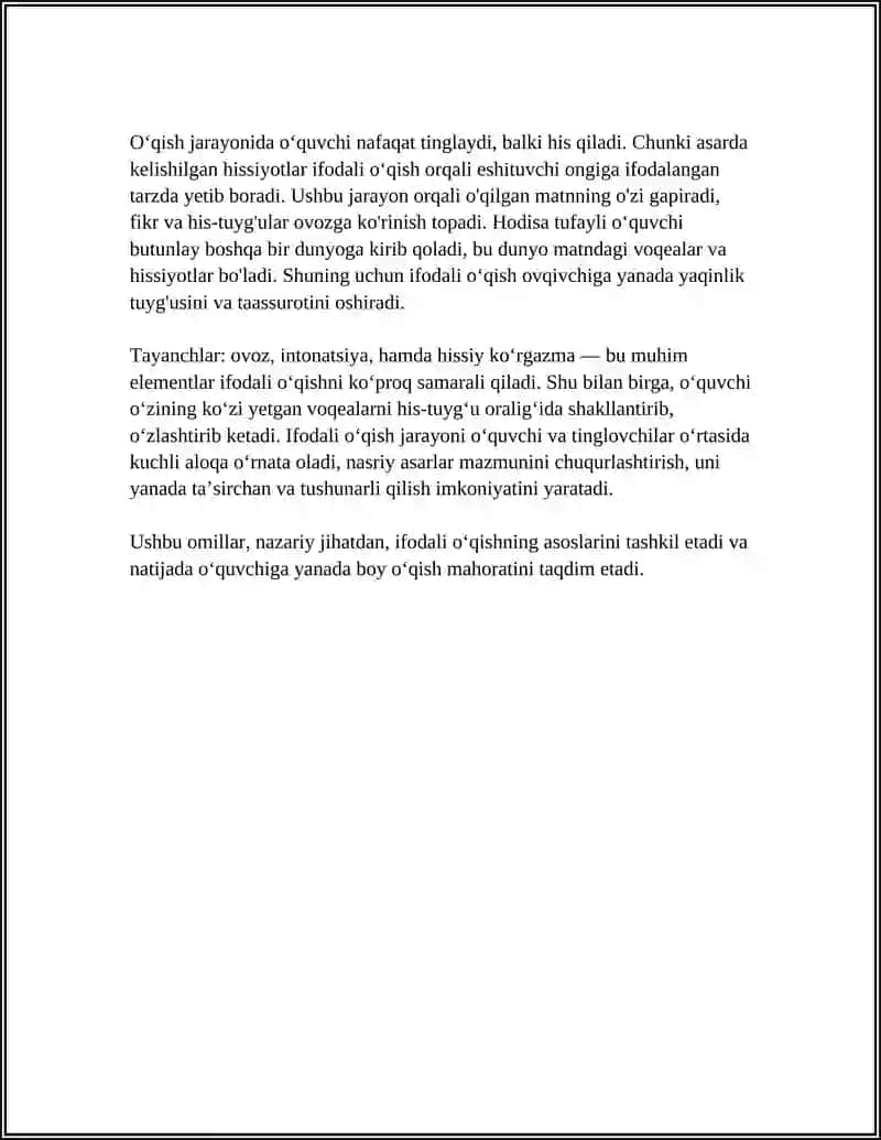 NASRIY ASARLARNI IFODALI OʻQISH 4