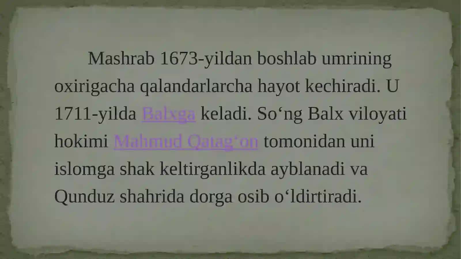 Mashrab ijodiga qisqacha nazar 4