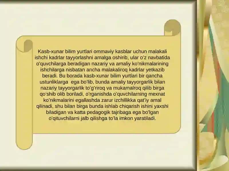 Mehnatsharoitlarini yaxshilash 4