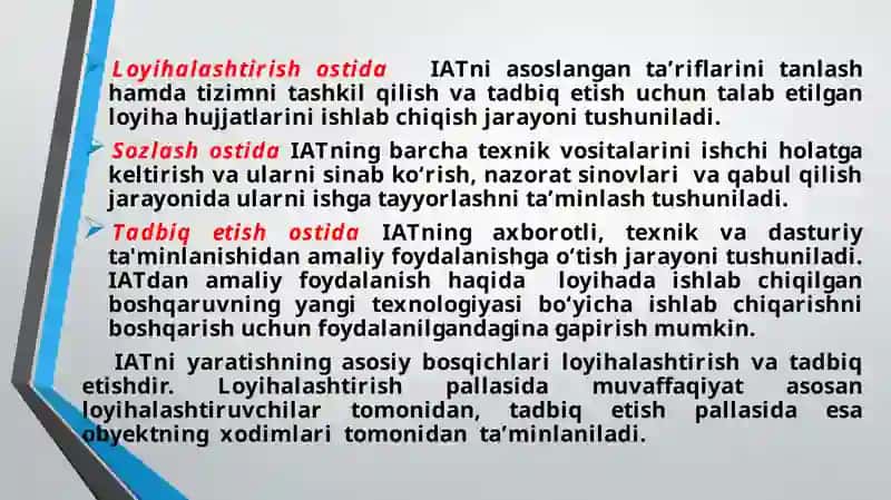 IQTISODIY AXBOROT TIZIMLARINI LOYIHALASHTIRISH USLUBIYOTI 4
