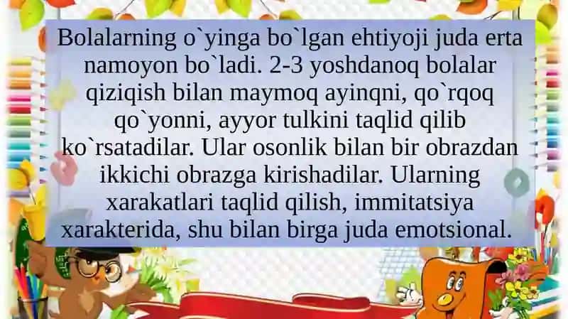 Maktabgacha ta'lim tashkilotida sahnalashtirish faoliyati 4