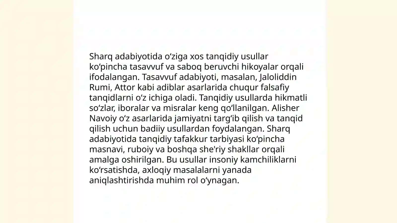 Sharq klassik adabiyotida adabiy tanqidiy fikrlar taraqqiyoti 4