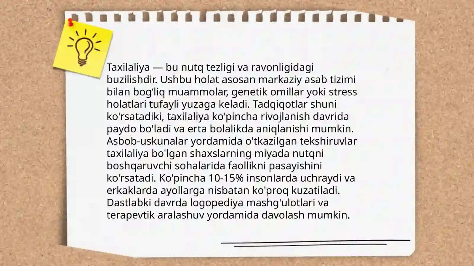 Taxilaliya nutq buzulishi,uning namoyon bo'lishi 4