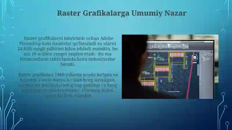 Rastrli va vektorli grafiklar va ularning dasturiy ta'minotlari 4