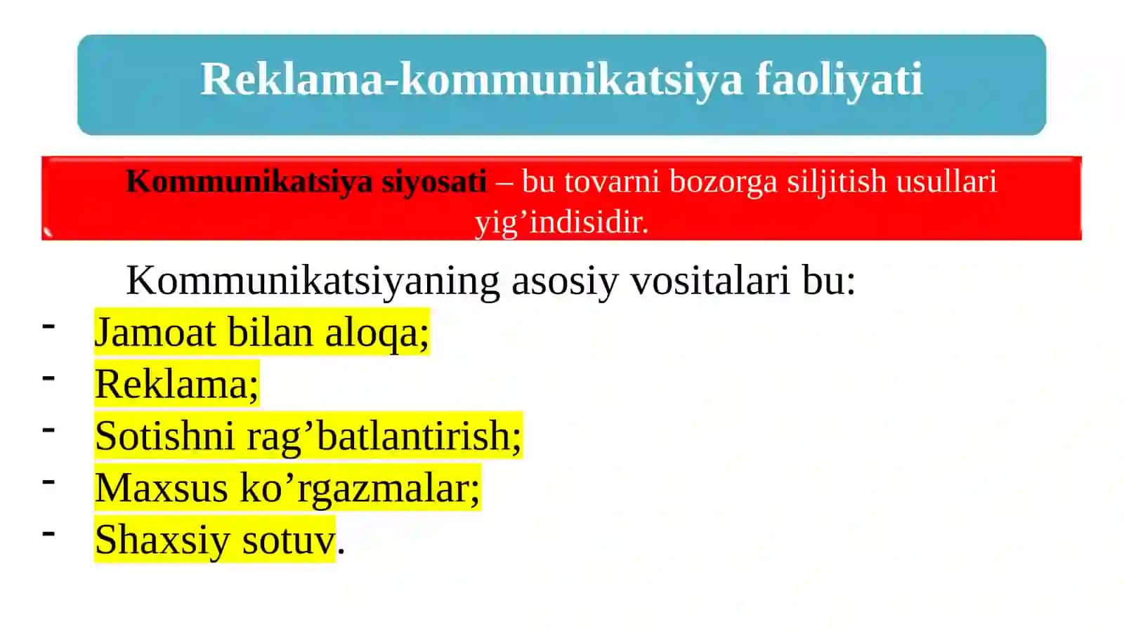 Reklama turlari va uning biznes uchun ahamiyati 4