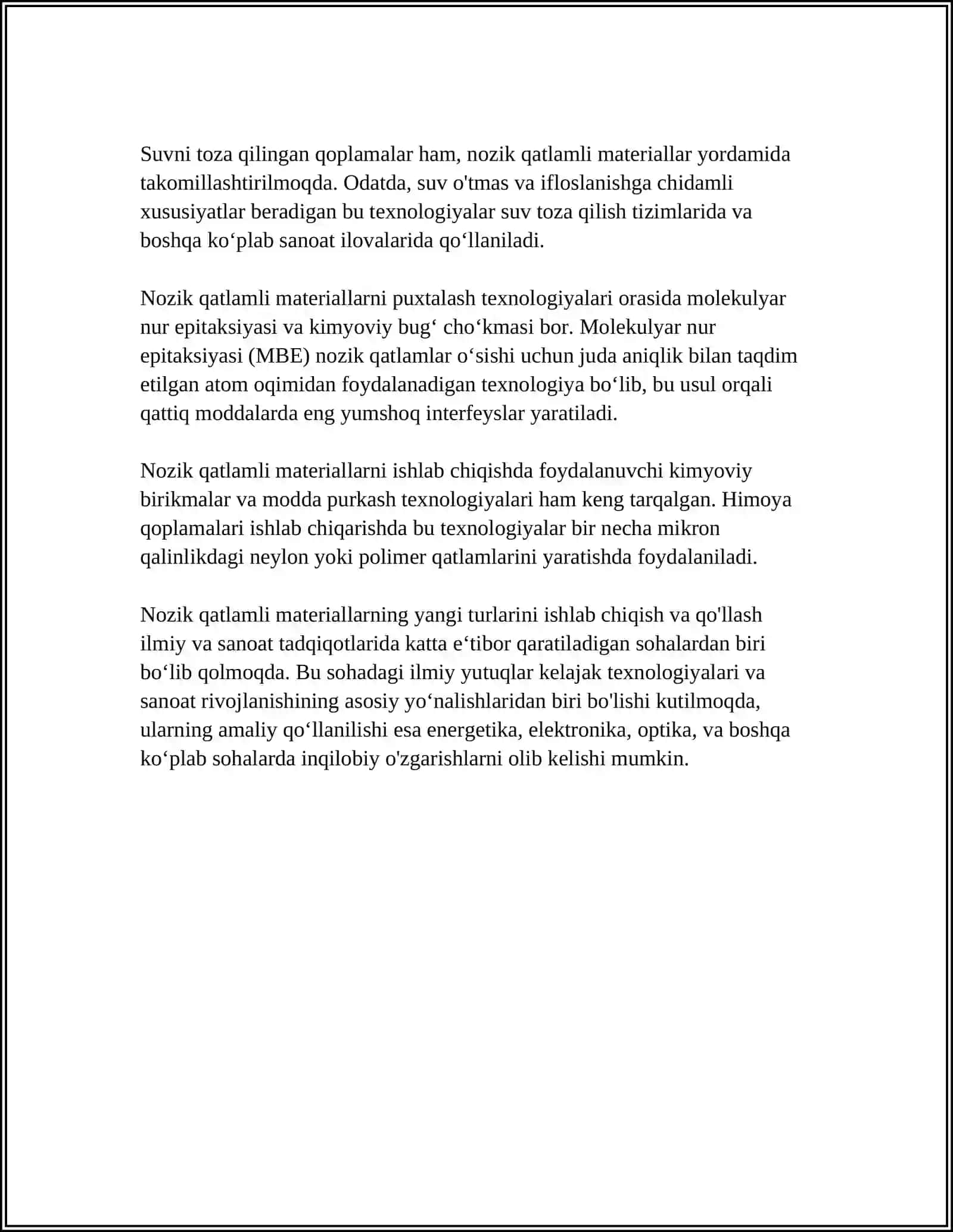 ZAMONAVIY MATERIALLARNI PUXTALASH USULLARI 4