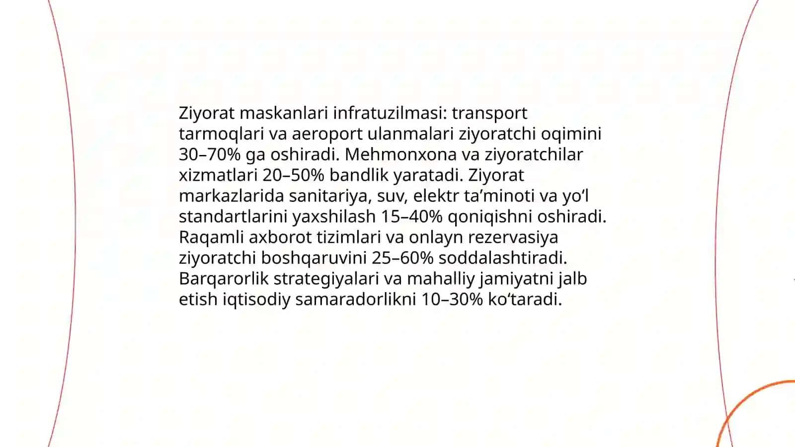 Jahon ziyorat turizm obyektlarining turizm rivojlanishiga taʼsiri 4
