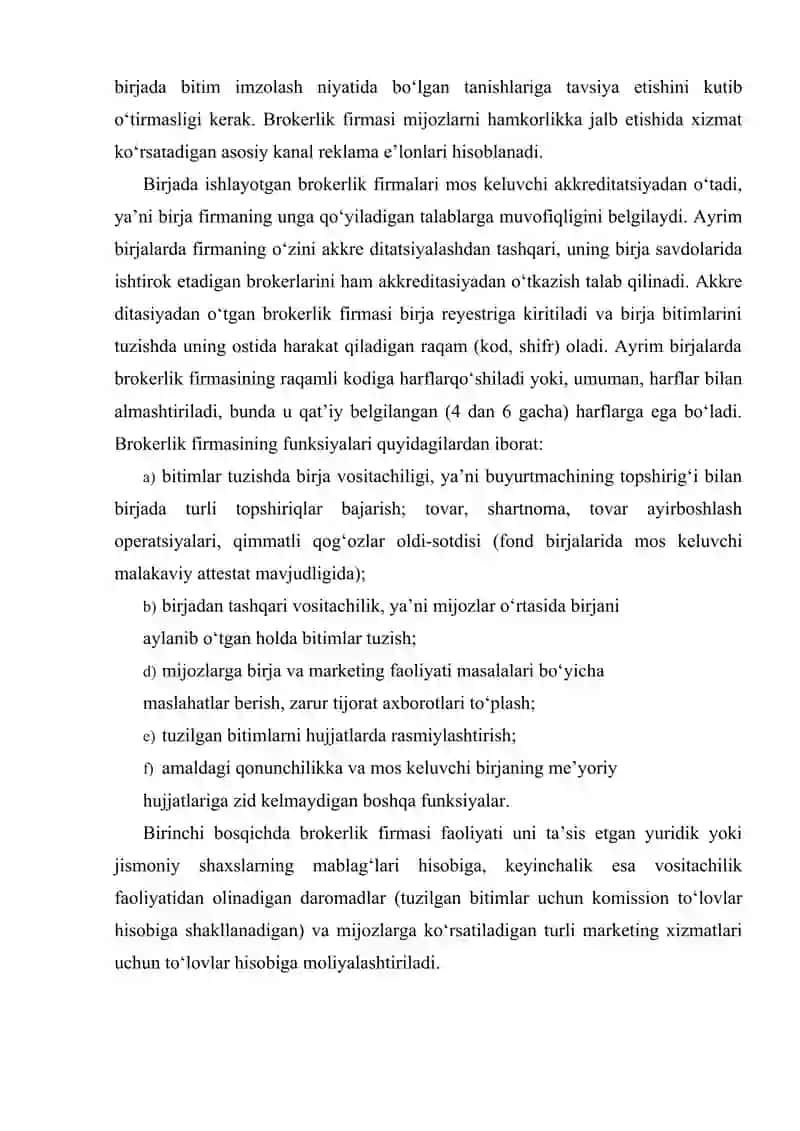 Brokerlik faoliyati 4
