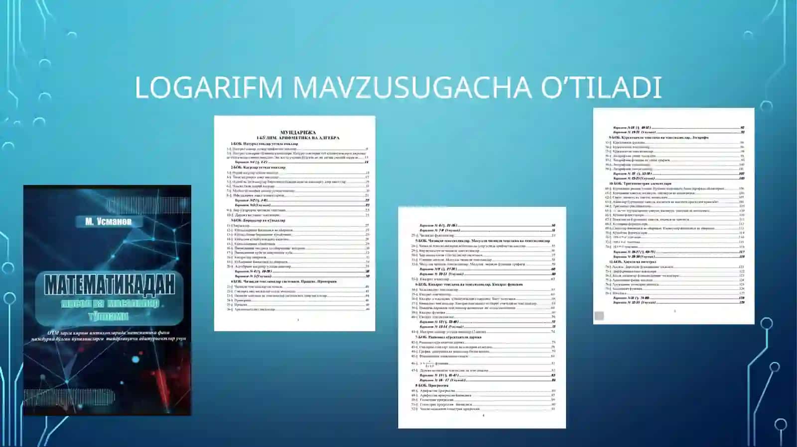 Milliy sertifikatgacha kotoblar ketma ketligihkl 4