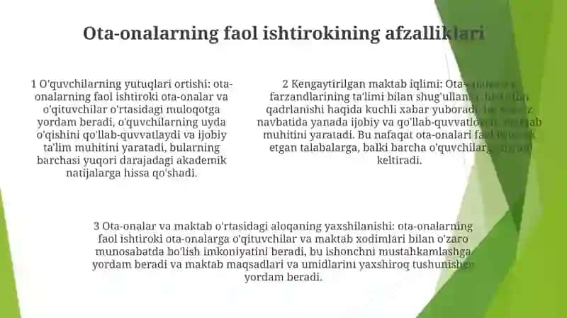 Maktab Boshqaruvida Ota-Onalarning Faol Ishtirokini Ta'Minlash 4