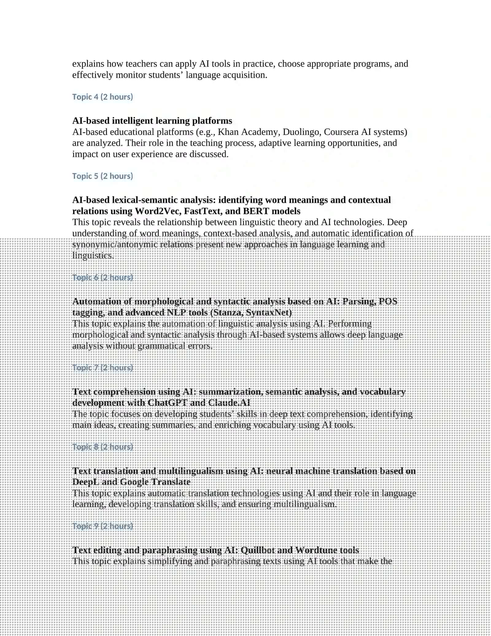 Use of Artificial Intelligence in Foreign Language Teaching 4