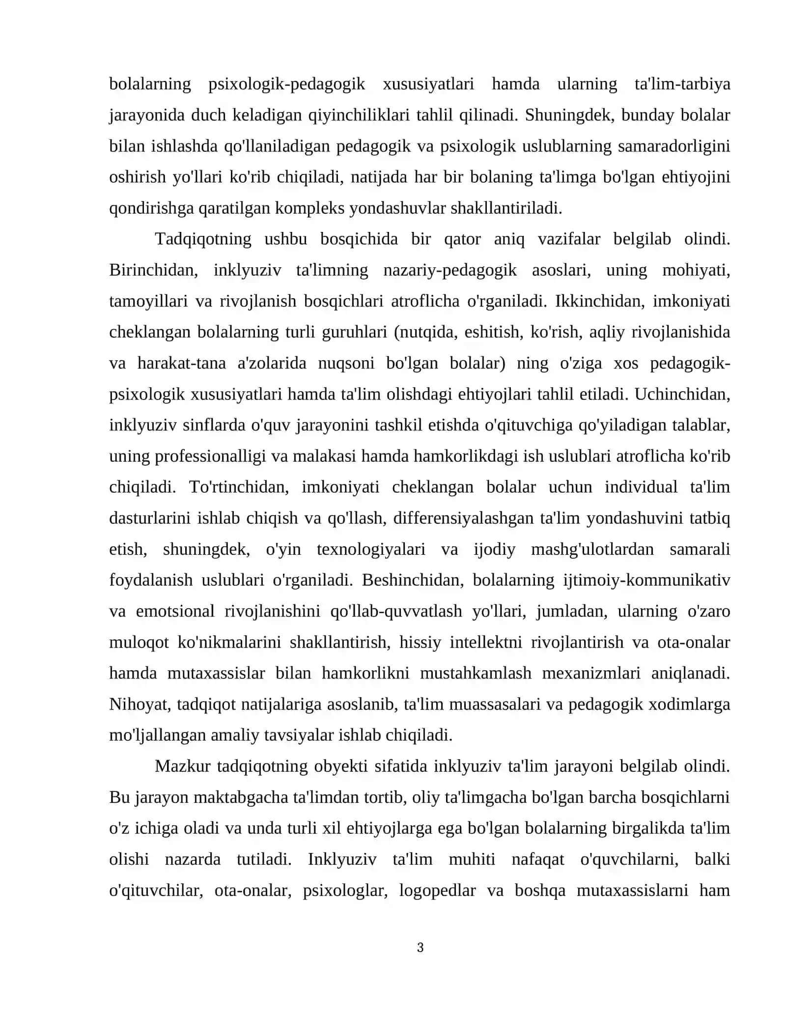 Inklyuziv ta'lim sharoitida imkoniyati cheklangan bolalar bilan ishlashning pedagogik-psixologik xususiyatlari 4