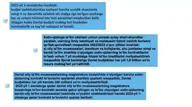 Gendertenglik va barcha xotin-qizlarning huquq va imkoniyatlarini kengaytirish 4
