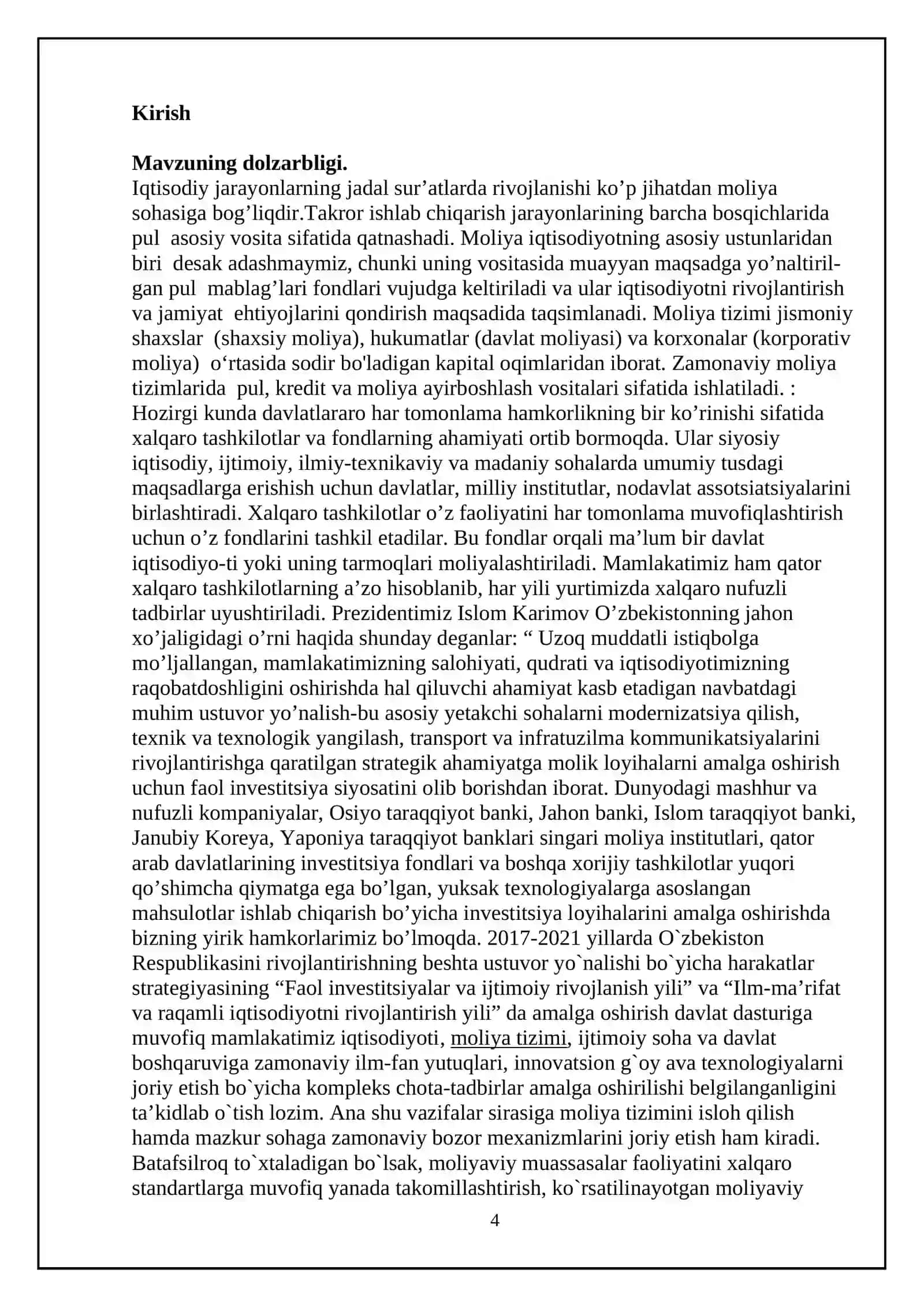 Molyaviy munosabatlarning jamiyat taraqqiyotidagi o’rni 4