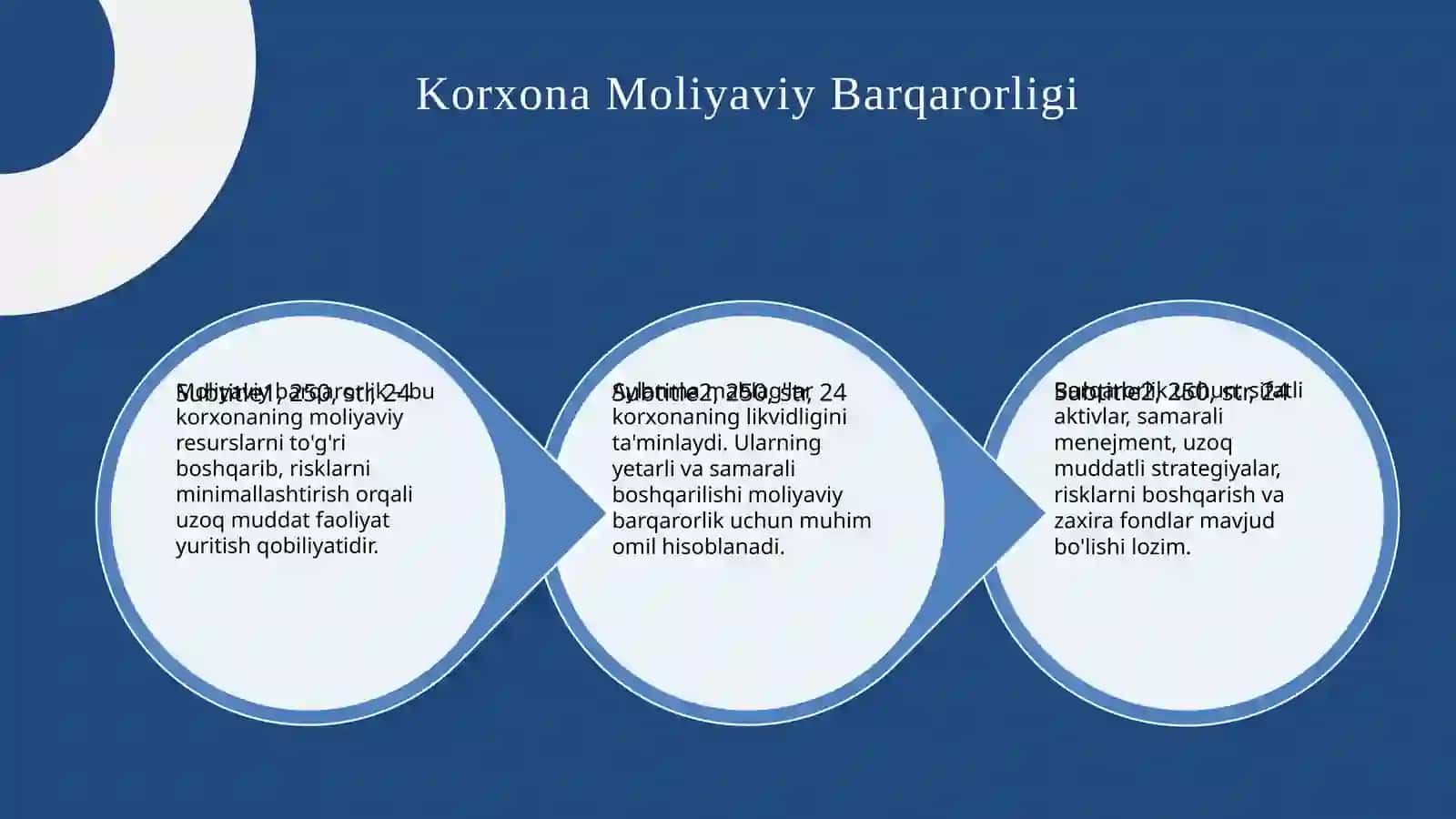 Moliyaviy tizimni mustahkamlash sharoitida korxona aylanma mablag'lari va ulardan samarali foydalanish tahlili 4