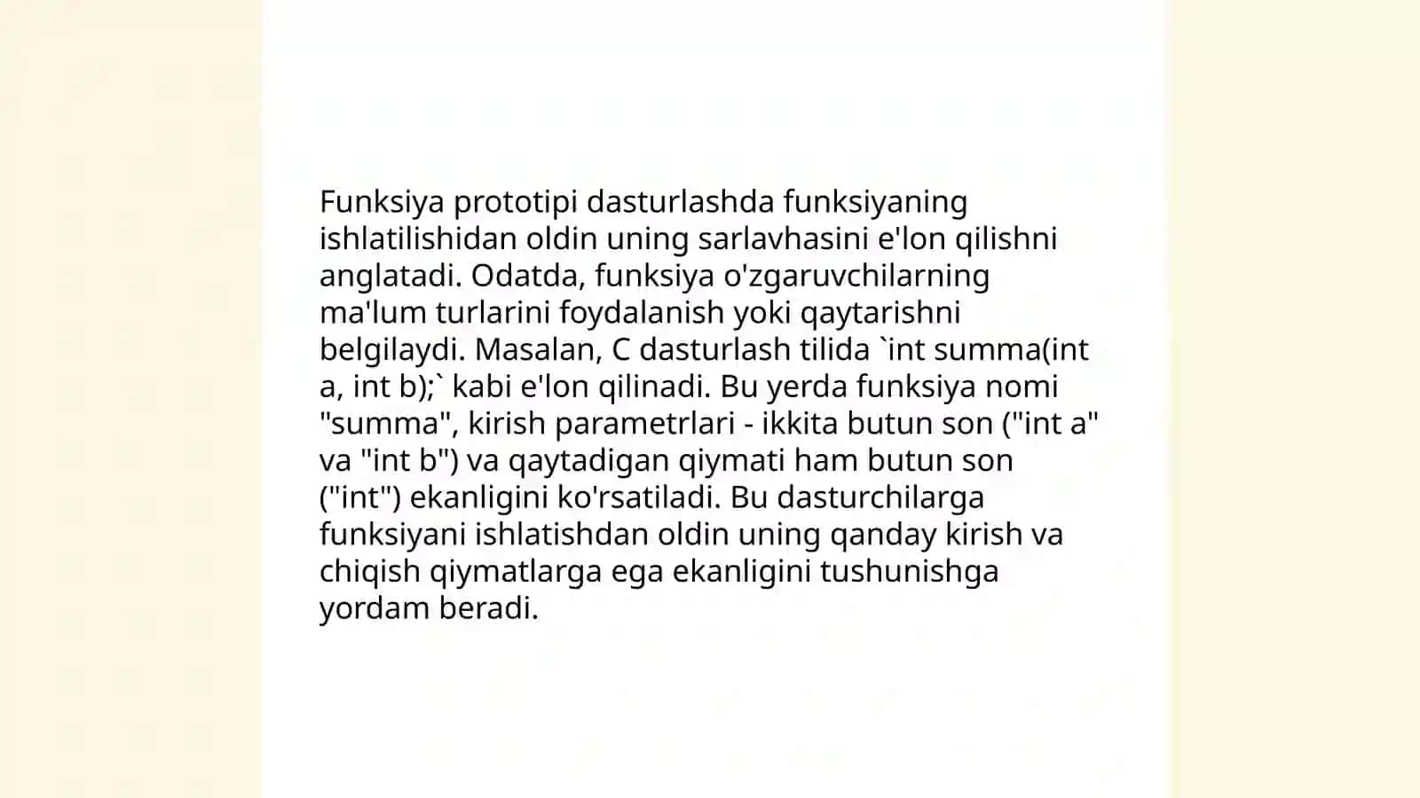 C++ tilida funksiyalar 4