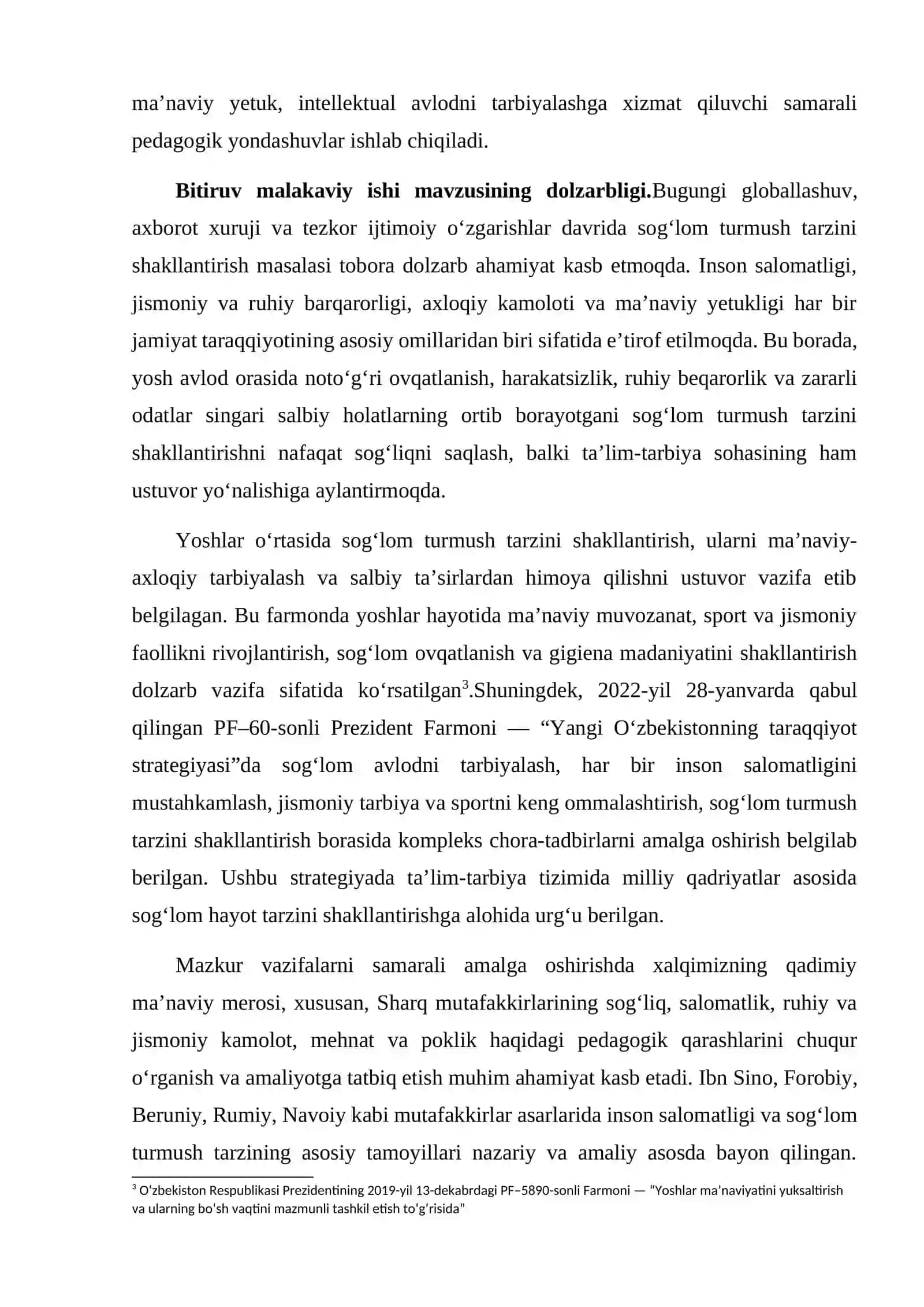 SHARQ MUTAFAKKIRLARINING SOGʻLOM TURMUSH TARZINI SHAKLLANTIRISHGA DOIR PEDAGOGIK QARASHLARI 4