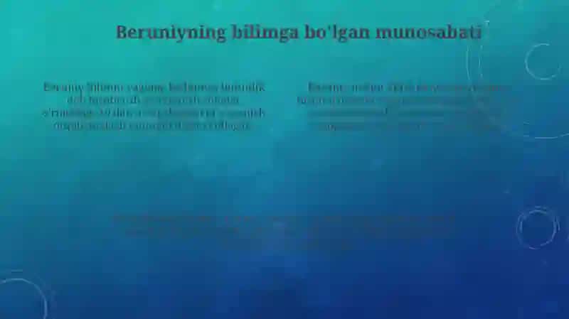 Abu Rayxon Beruniyning pedagogik qarashlari 4