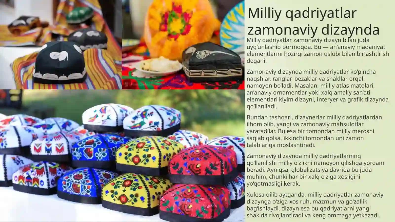 Milliy qadriyatlar va Zamonaviy dizayn 4