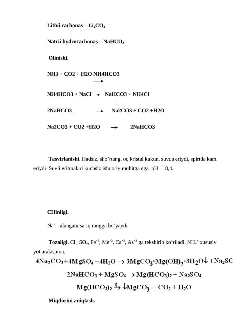 Natriy nitrat ularni olinishi tahlil usullari ishlatilishi 4